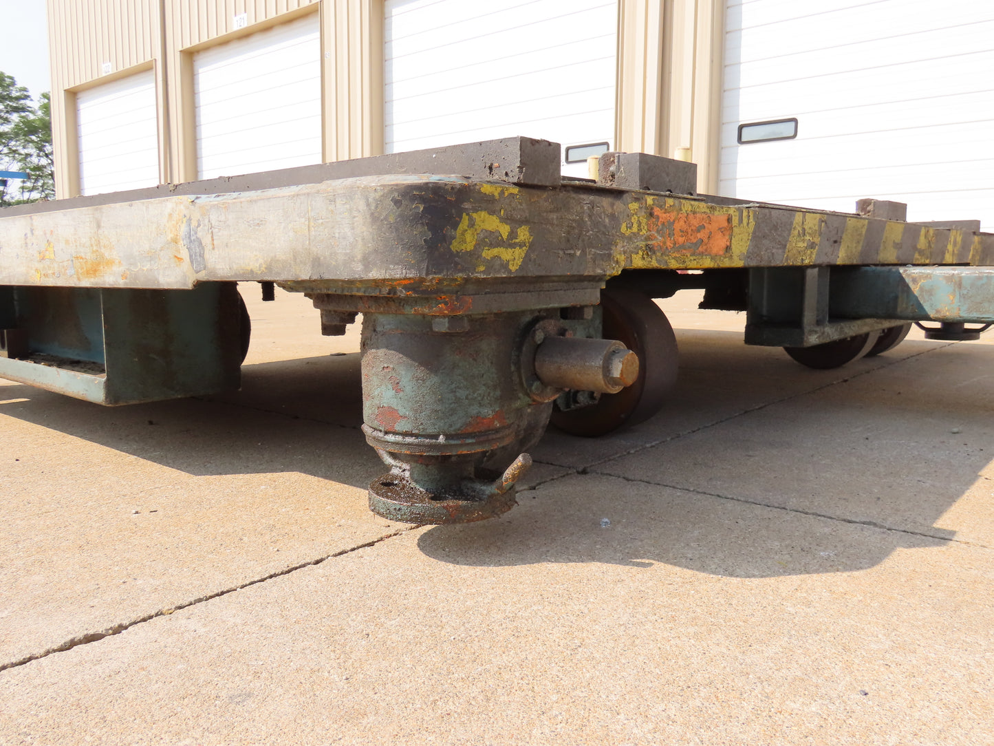 Industrial Press Die Changing Cart 72"x 98" Heavy Duty Steel Die Cart 8" Jacks