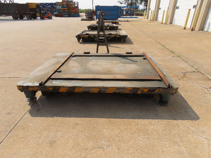 Industrial Press Die Changing Cart 72"x 98" Heavy Duty Steel Die Cart 8" Jacks