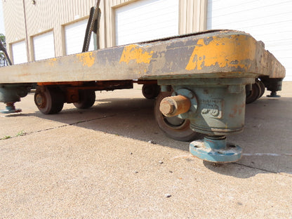 Industrial Press Die Changing Cart 72"x 98" Heavy Duty Steel Die Cart 8" Jacks