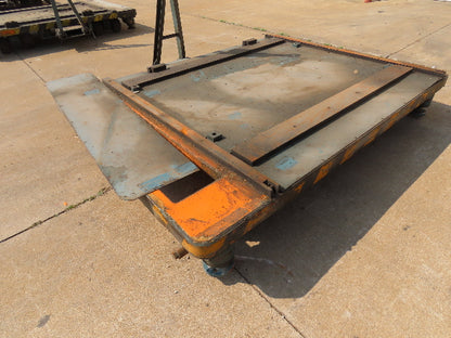 Industrial Press Die Changing Cart 72"x 98" Heavy Duty Steel Die Cart 8" Jacks