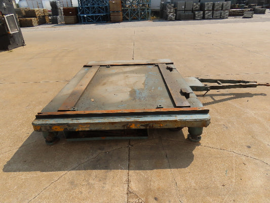 Industrial Press Die Changing Cart 72"x 98" Heavy Duty Steel Die Cart 8" Jacks