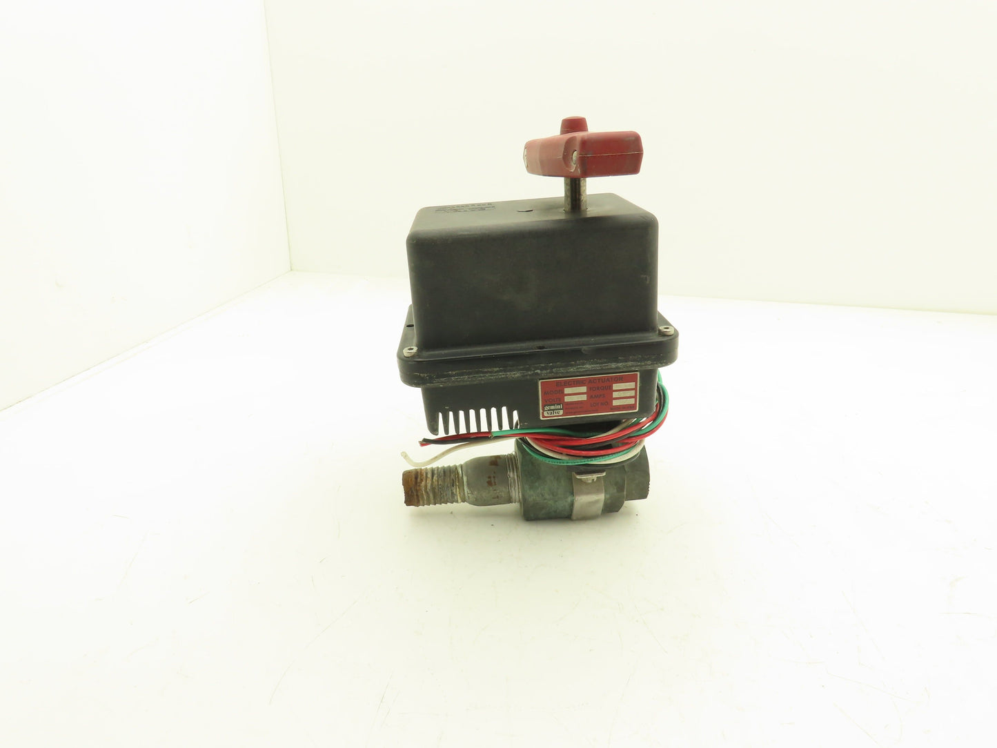 Gemini Valve Electric Actuator Ball Valve 1" 120V 150"Lbs Torque