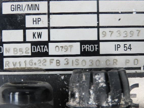 Giordano Colombo RV116.22 Spindle Motor 230v 400Hz 24krpm 24000rpm 10Hp 29A