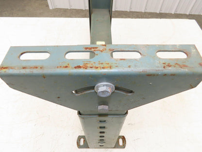 Hytrol MS-4 18"W Conveyor Leg Stationary Floor Support 15-5/8" to 21-5/8"H