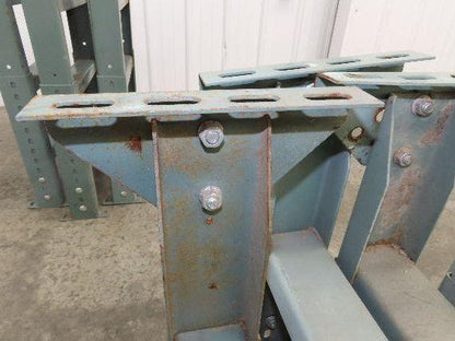 Hytrol MS-5 18"W Conveyor Leg Stationary Floor Support 19-5/8" to 25-5/8"H