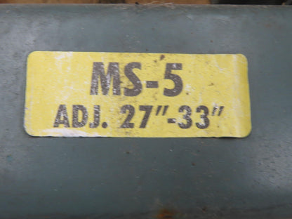 Hytrol MS-5 18"W Conveyor Leg Stationary Floor Support 19-5/8" to 25-5/8"H