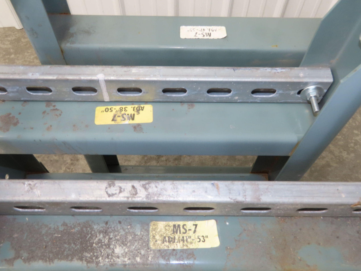 Hytrol MS-7 18"W Conveyor Leg Stationary Floor Support 33-5/8" to 45-5/8"H