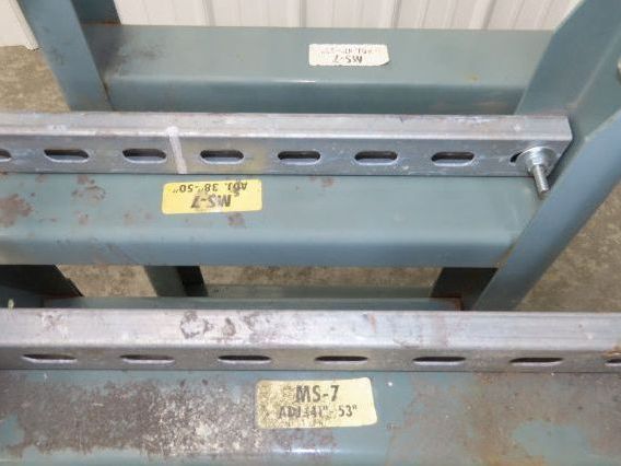 Hytrol MS-7 18"W Conveyor Leg Stationary Floor Support 33-5/8" to 45-5/8"H