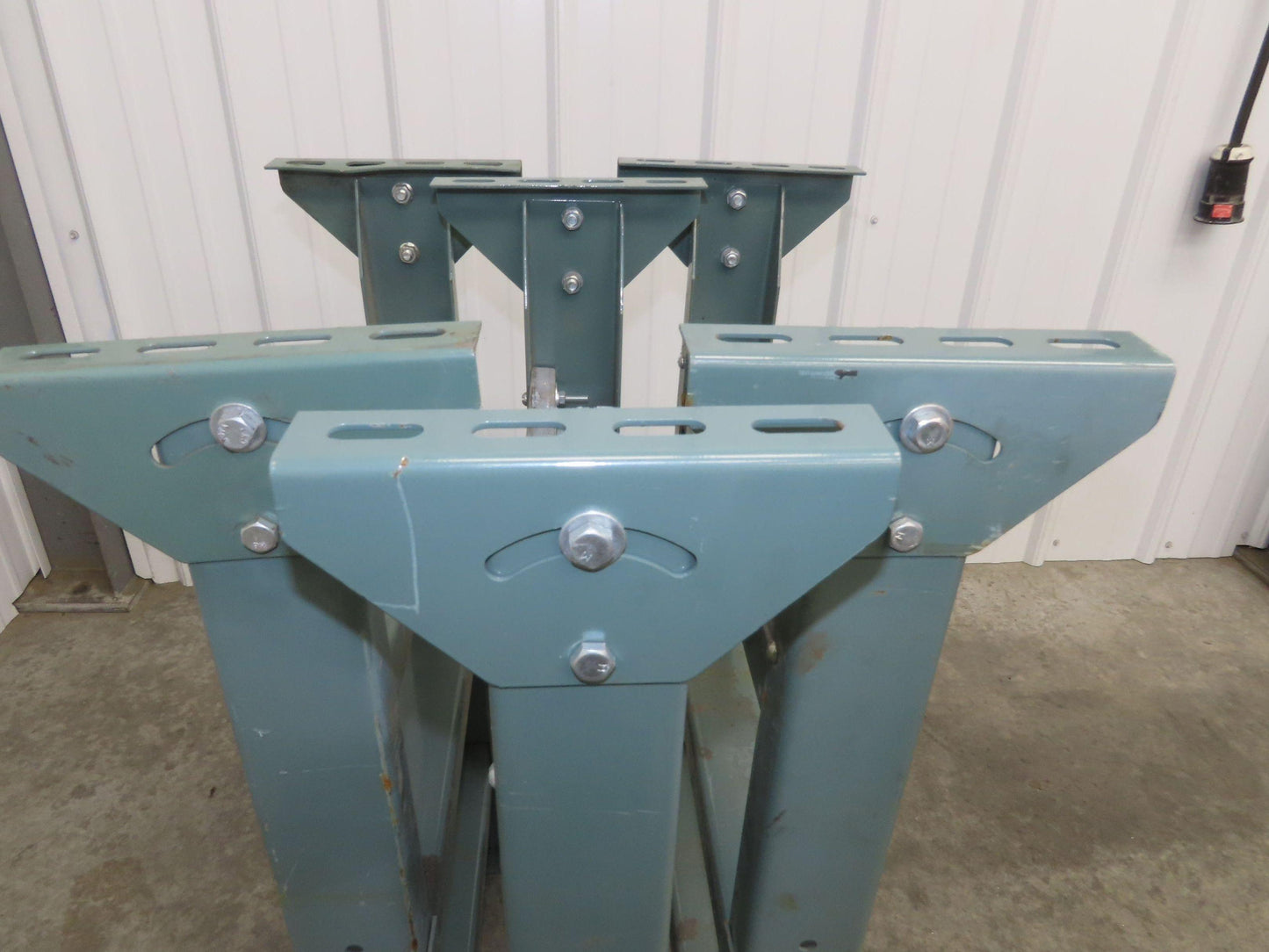 Hytrol MS-7 18"W Conveyor Leg Stationary Floor Support 33-5/8" to 45-5/8"H