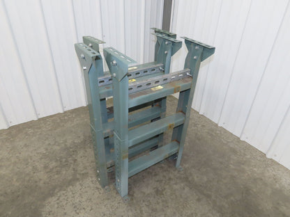 Hytrol MS-7 18"W Conveyor Leg Stationary Floor Support 33-5/8" to 45-5/8"H