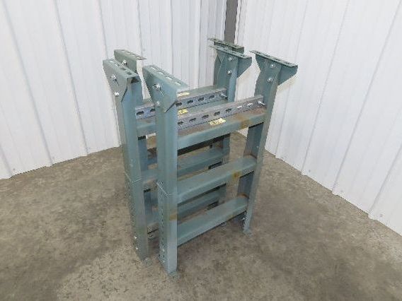 Hytrol MS-7 18"W Conveyor Leg Stationary Floor Support 33-5/8" to 45-5/8"H