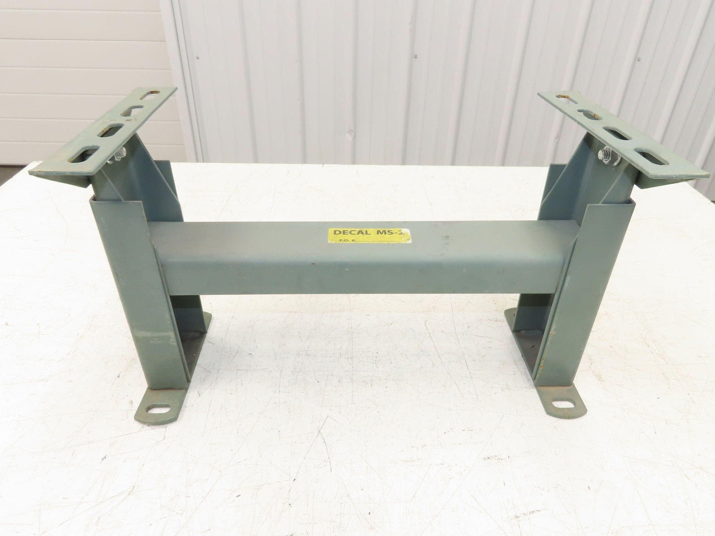 Hytrol MS-2 16"W Conveyor Leg Stationary Floor Support 10" to 13"H