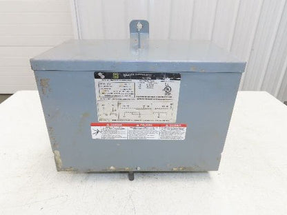 Square D 6T2F Type ST Insulated Transformer 6kVA 480v 7.2A Hi 208/120v 16.7A Lo