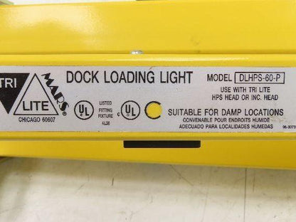 Mars DLHPS-60-P Tri-Lite Dock Loading Light Arm 60" Reach Heavy duty 24lbs Max