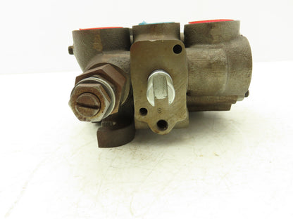 Gresen 986 533 Hydraulic Lever Valve Two Position Spring Return to Center