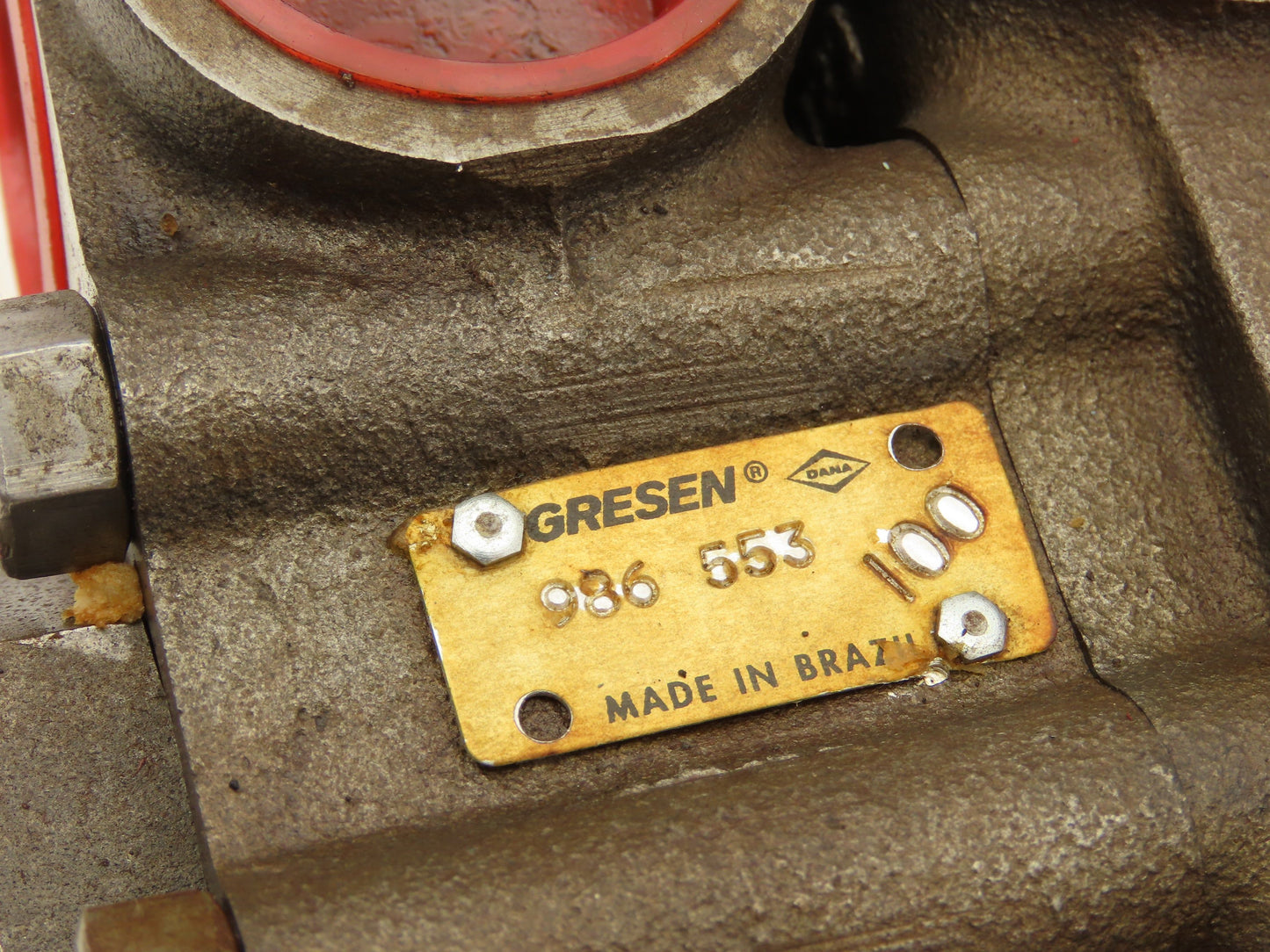 Gresen 986 533 Hydraulic Lever Valve Two Position Spring Return to Center