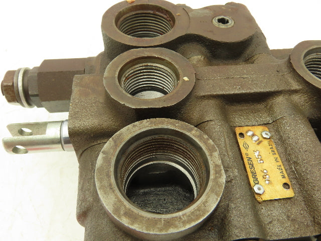 Gresen 986 533 Hydraulic Lever Valve Two Position Spring Return to Center