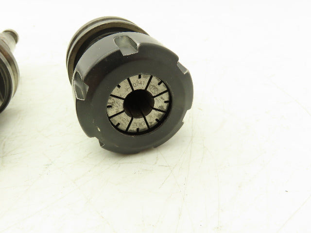 Tapered Shank ISO30 1/2" Collet Chuck Lot of 2