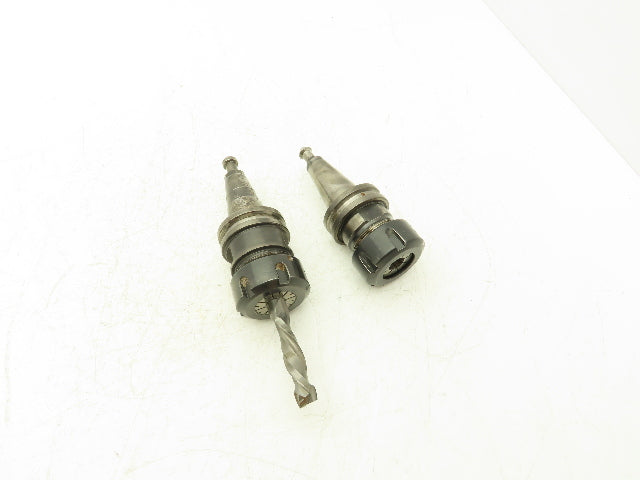 Tapered Shank ISO30 1/2" Collet Chuck Lot of 2