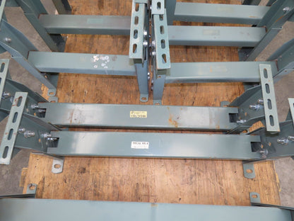 Hytrol HS-4 32"W Conveyor Leg Heavy Duty Floor Support 13-5/8" to 16-5/8"H