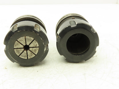 Tapered Shank ISO30 Collet Chuck Lot of 2