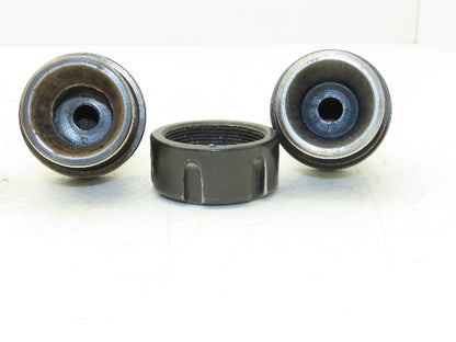 Tapered Shank ISO30 Collet Chuck Lot of 2