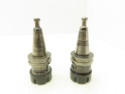 Tapered Shank ISO30 Collet Chuck Lot of 2