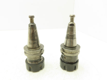 Tapered Shank ISO30 Collet Chuck Lot of 2