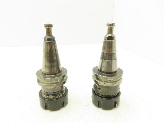 Tapered Shank ISO30 Collet Chuck Lot of 2