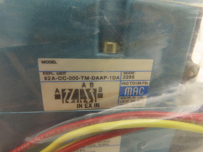 Mac 09-56-002-06 Pneumatic Air Valve /0-80psi Dual Regulator Assembly /Sub-Base