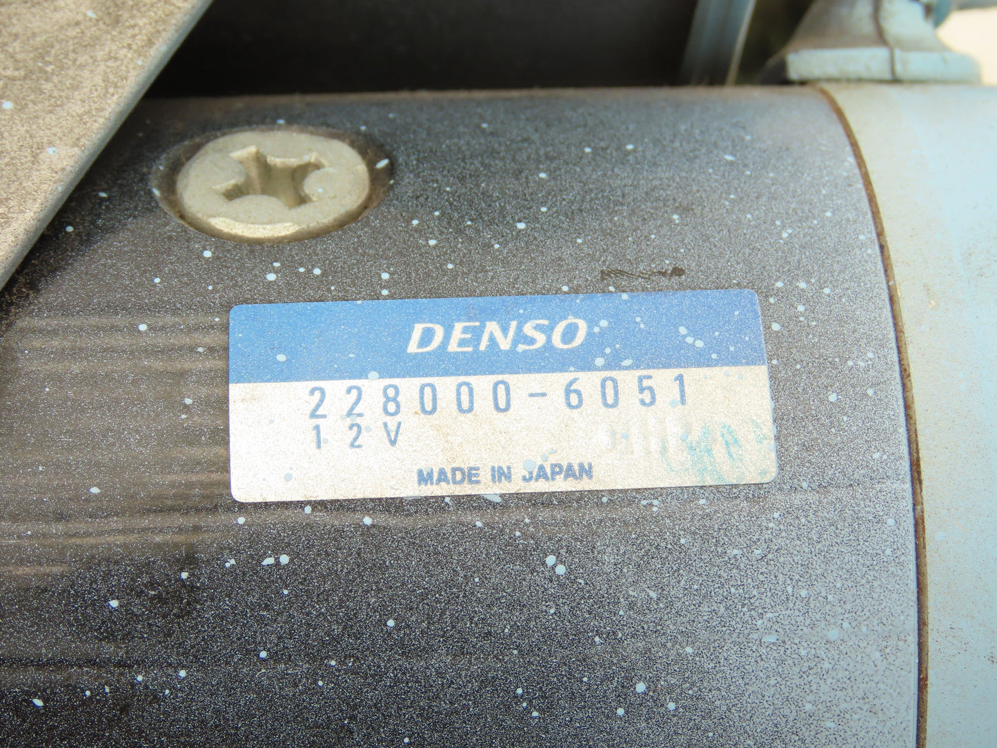 Denso 228000-6051 Industrial Heavy Duty Electrical Starter 12v CW 9-Tooth 2.5kW