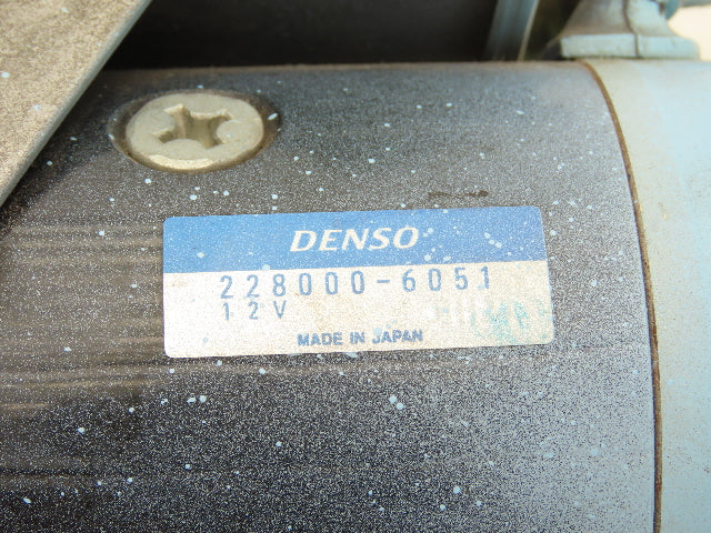 Denso 228000-6051 Industrial Heavy Duty Electrical Starter 12v CW 9-Tooth 2.5kW