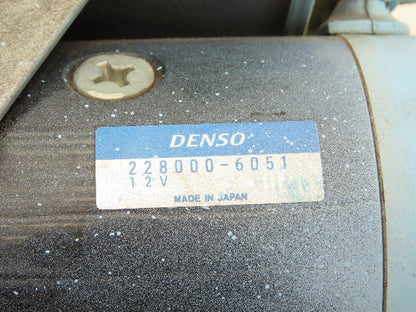 Denso 228000-6051 Industrial Heavy Duty Electrical Starter 12v CW 9-Tooth 2.5kW