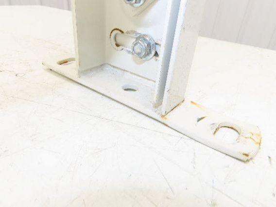 22"W Conveyor Leg Stationary Floor Support WHITE 24" to 38-1/2"H