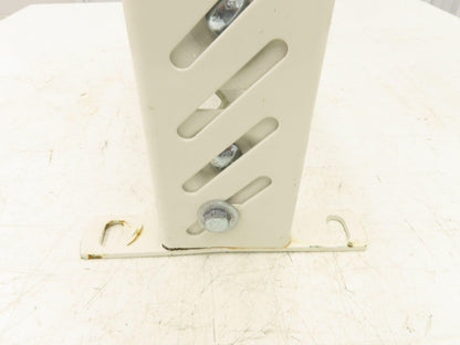 22"W Conveyor Leg Stationary Floor Support WHITE 24" to 38-1/2"H