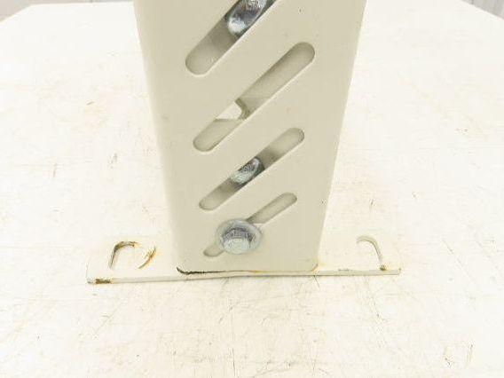 22"W Conveyor Leg Stationary Floor Support WHITE 24" to 38-1/2"H