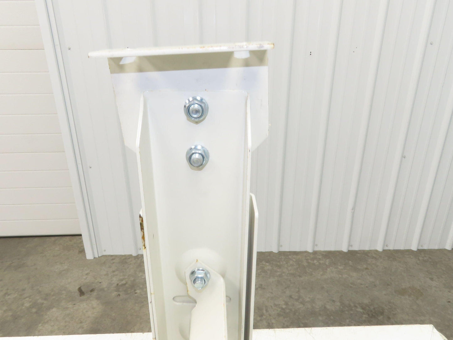 22"W Conveyor Leg Stationary Floor Support WHITE 24" to 38-1/2"H