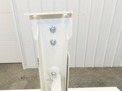 22"W Conveyor Leg Stationary Floor Support WHITE 24" to 38-1/2"H