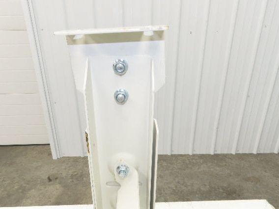 22"W Conveyor Leg Stationary Floor Support WHITE 24" to 38-1/2"H