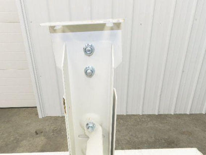 22"W Conveyor Leg Stationary Floor Support WHITE 24" to 38-1/2"H
