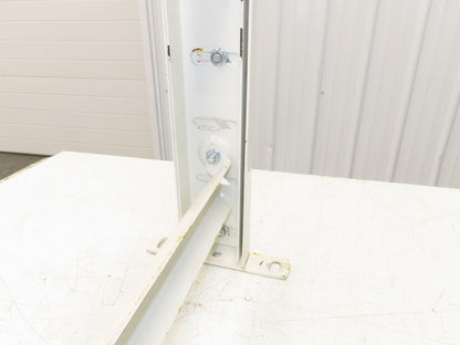 22"W Conveyor Leg Stationary Floor Support WHITE 24" to 38-1/2"H