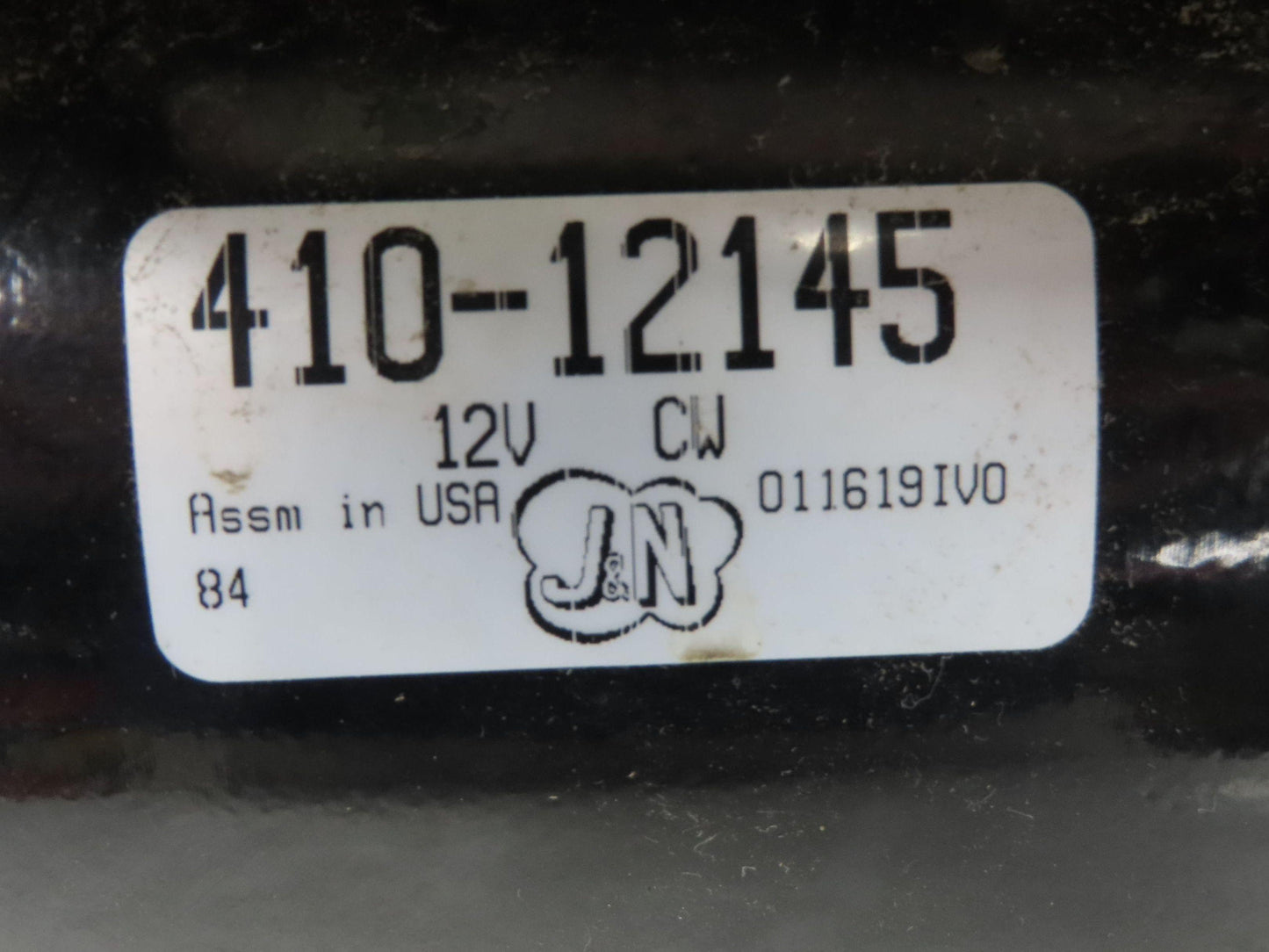J&N 410-12145 Industrial Heavy Duty Starter Motor 12v CW 10-Tooth