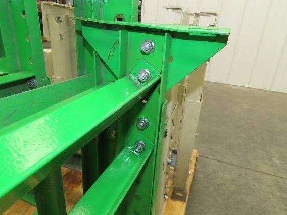 18-1/2"W Conveyor Leg Stationary Floor Support GREEN 19-1/4" to 31"H