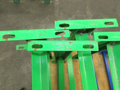 18-1/2"W Conveyor Leg Stationary Floor Support GREEN 19-1/4" to 31"H