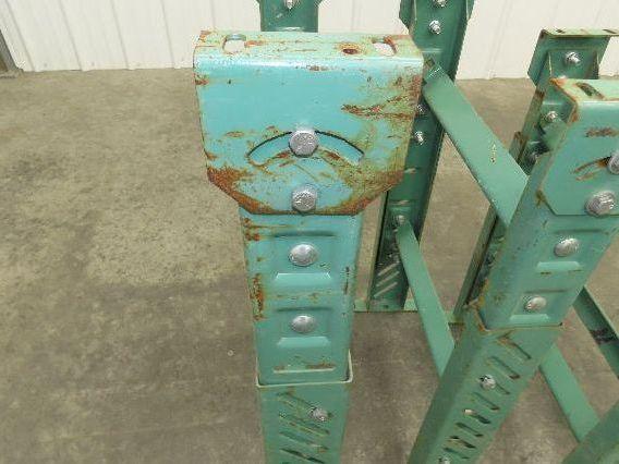 18"W Conveyor Leg Stationary Floor Support GREEN 24-1/4" to 38-1/2"H