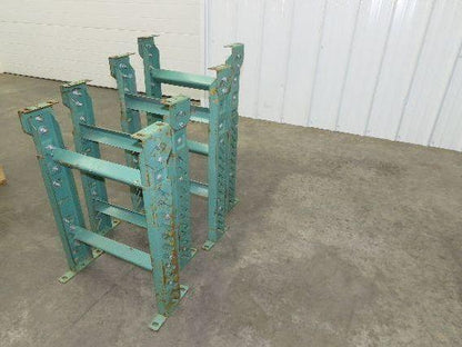18"W Conveyor Leg Stationary Floor Support GREEN 24-1/4" to 38-1/2"H