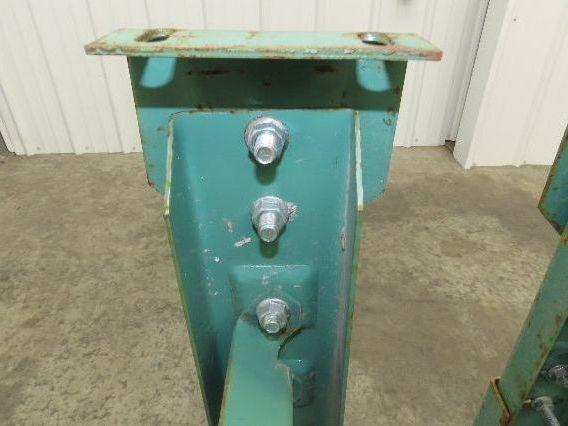 18"W Conveyor Leg Stationary Floor Support GREEN 24-1/4" to 38-1/2"H