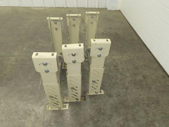 18-1/2"W Conveyor Leg Stationary Floor Support TAN 20-1/2" to 28"H