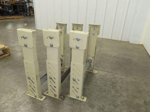 18-1/2"W Conveyor Leg Stationary Floor Support TAN 20-1/2" to 28"H