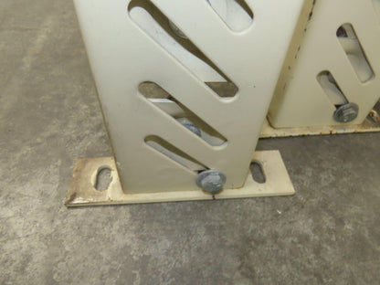 18-1/2"W Conveyor Leg Stationary Floor Support TAN 20-1/2" to 28"H